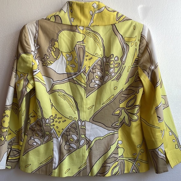 A Line vintage retro zip front cropped jacket & matching knit halter top size 6 - Picture 10 of 15